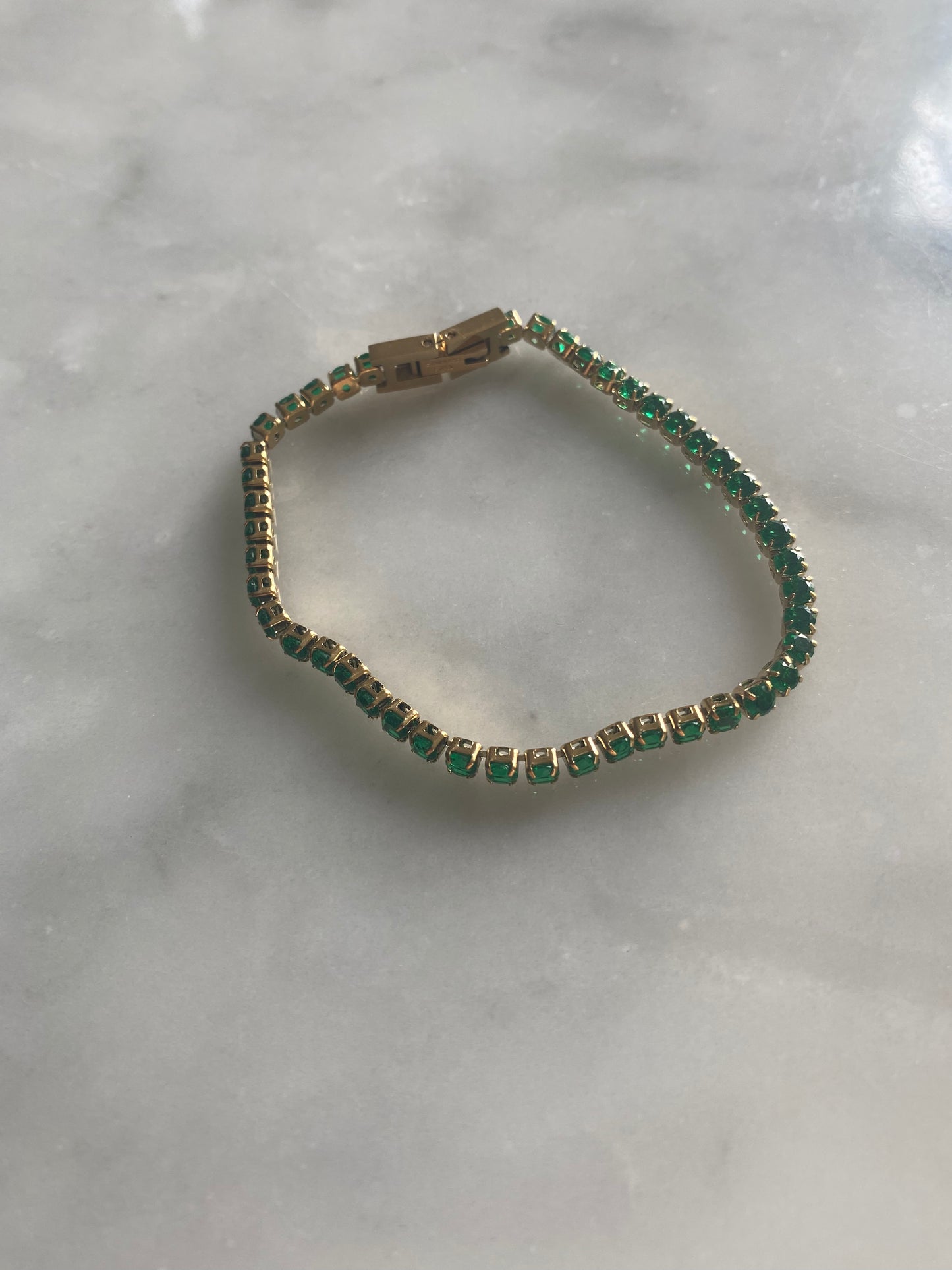 Green and Gold Bracelet