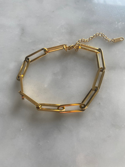 Long Loop Chain Bracelet
