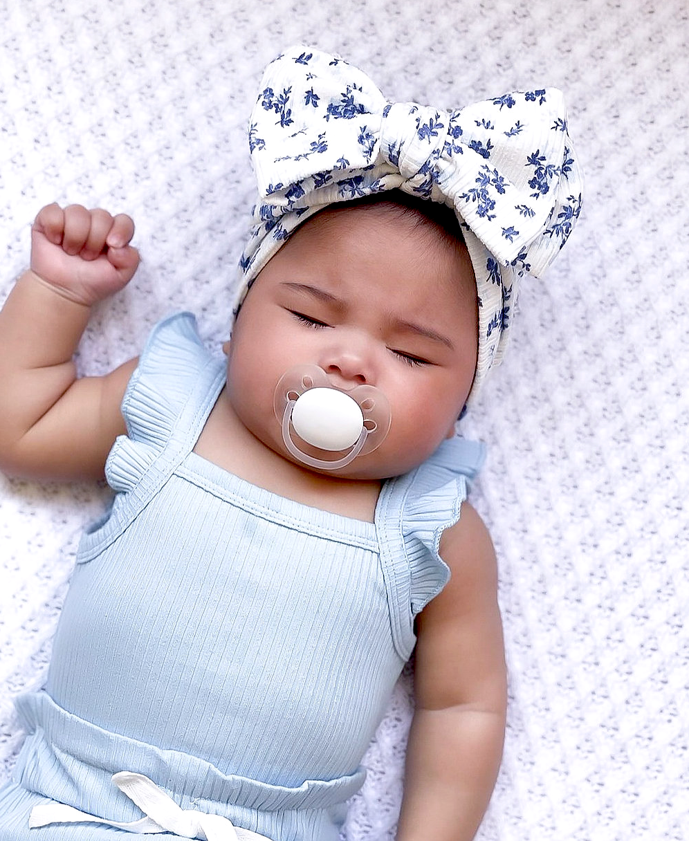 Oversized Top Knot - Bluebell