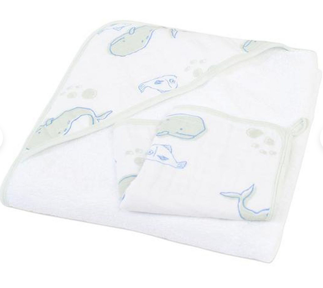 Hooded Towel & Washcloth Set