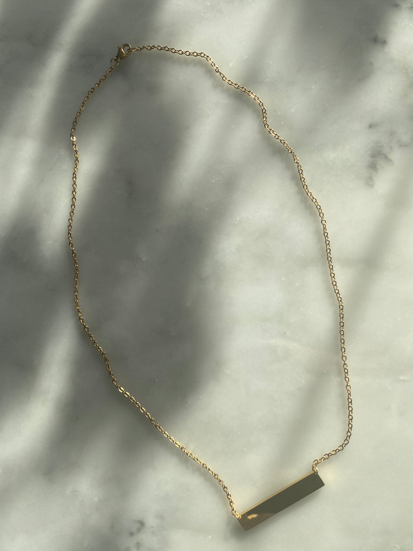Chain with Bar Pendant