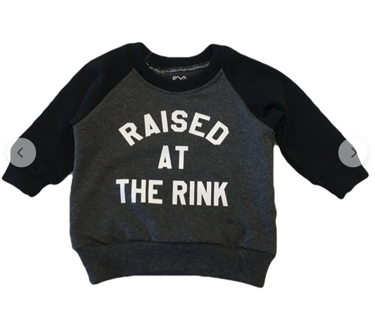 The Raised At The Rink Toddler Sweatshirt