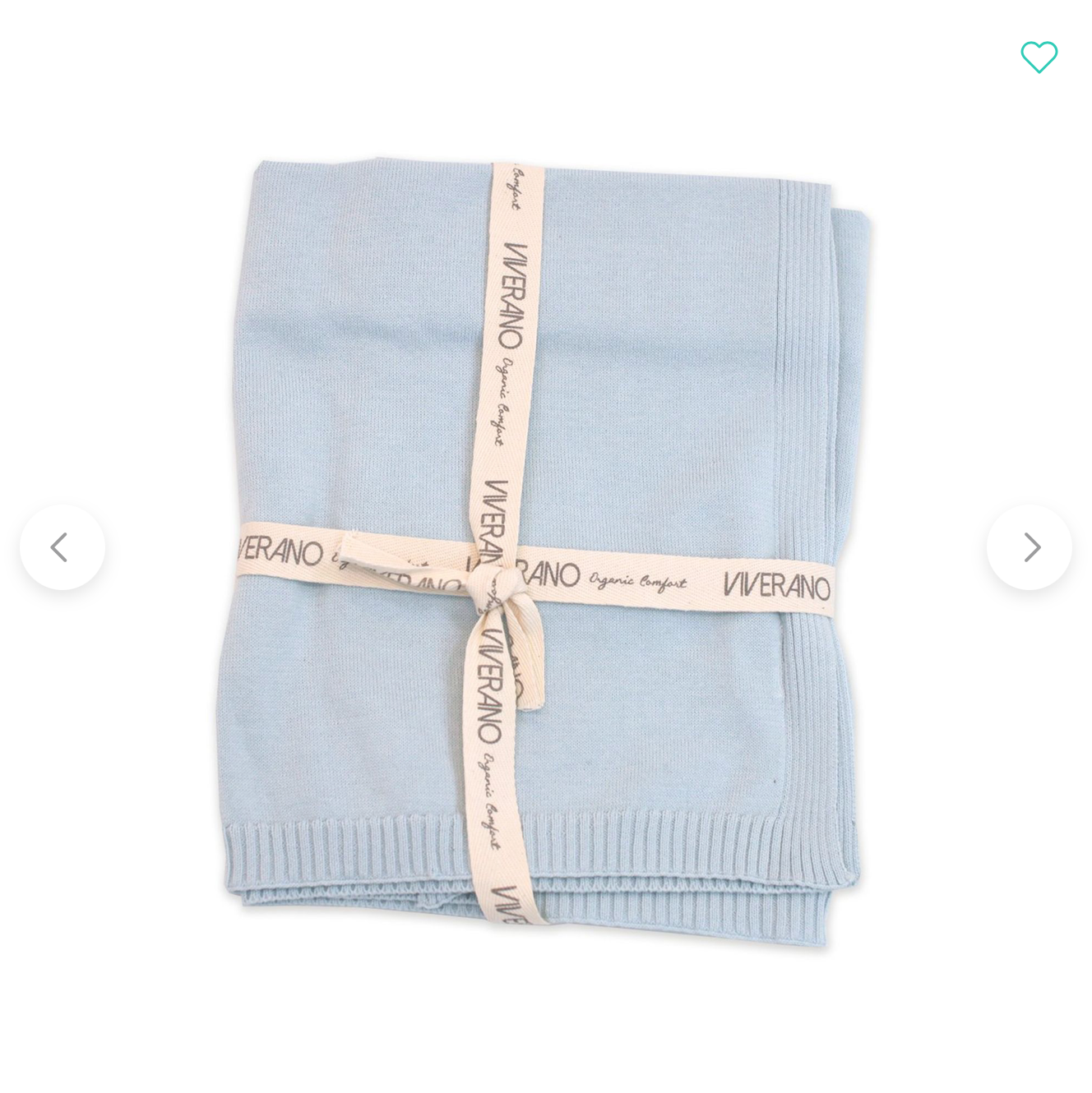 Milan Organic Cotton Knit Blanket