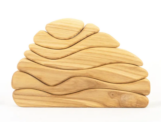 Natural Waves Wooden Puzzle