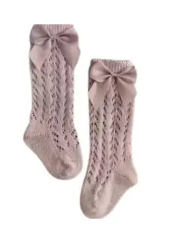 The Lace Bow Socks