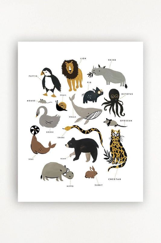 Zoology Art Print
